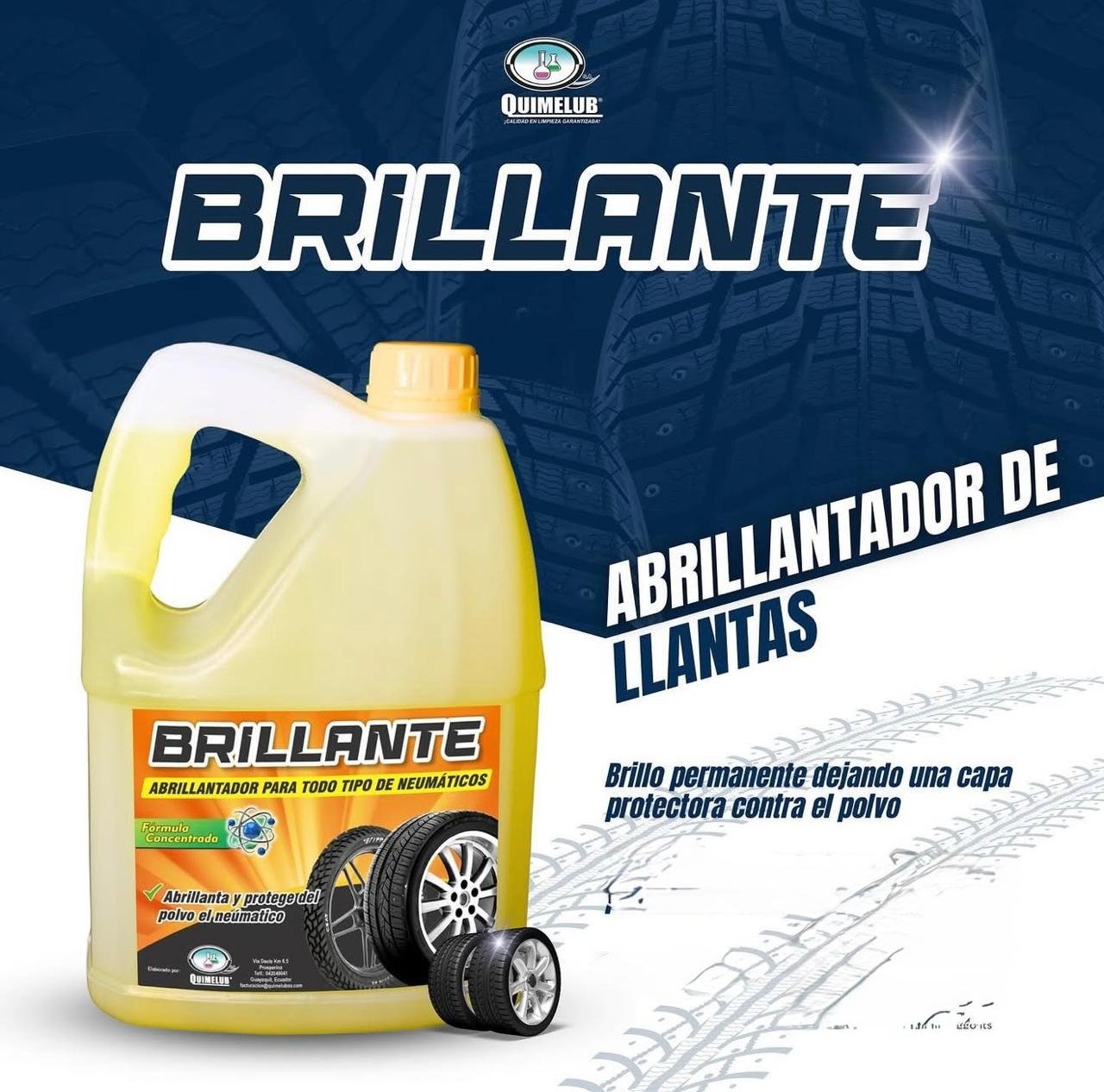 Brillante abrillantador de neumaticos